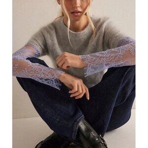 NWT Free People Long Last Layering Top Baby Lavender